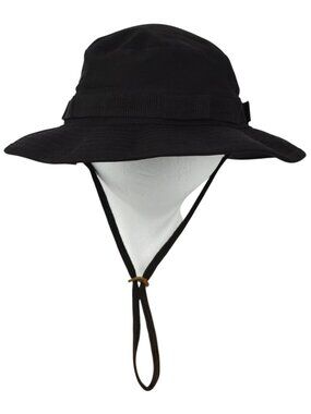 US Military Black Boonie Navy Army Hat Sun Hot Weather Type IL Size 7 1/2